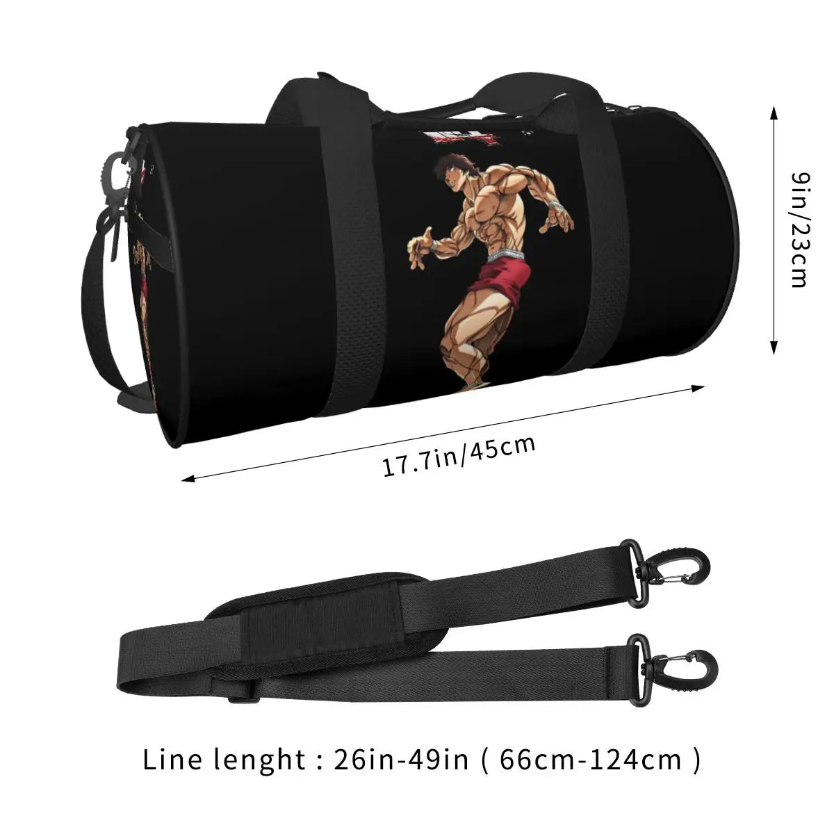 BAKI HANMA GYM BAG