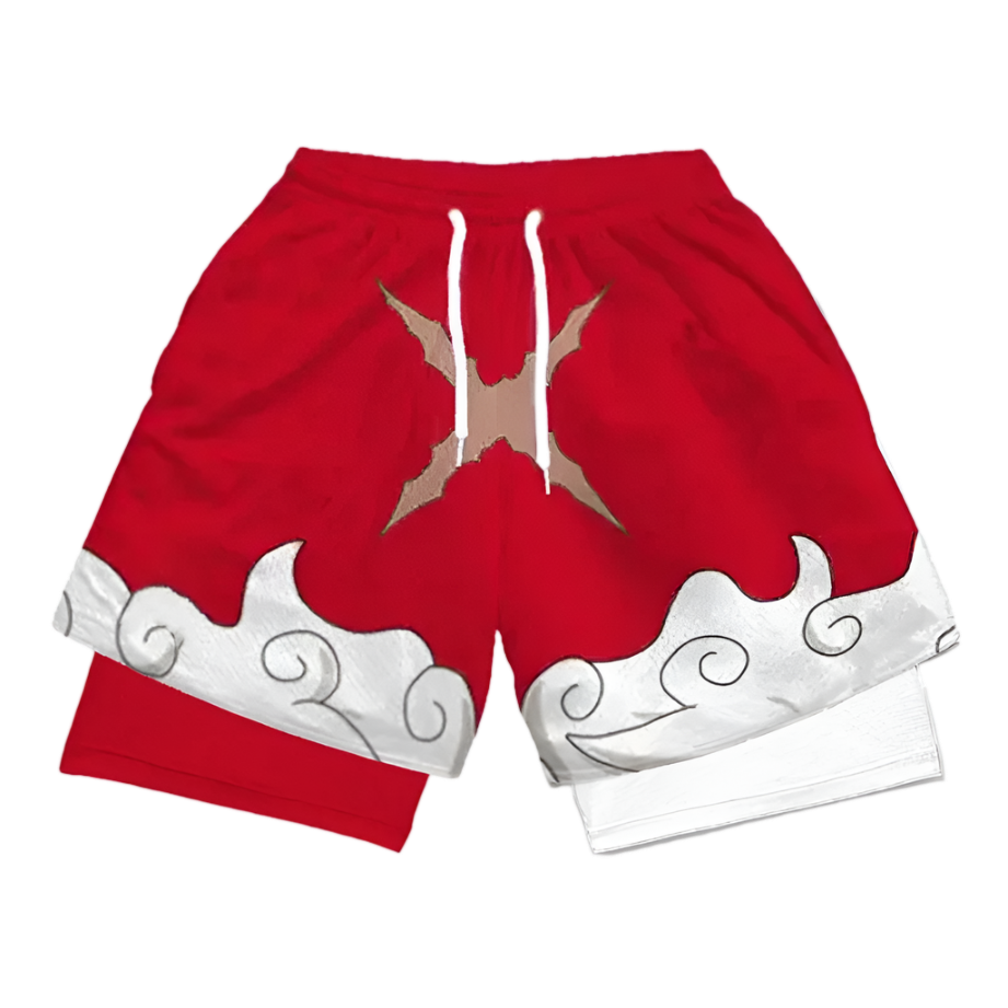 One Piece 2 in 1 Gym Shorts