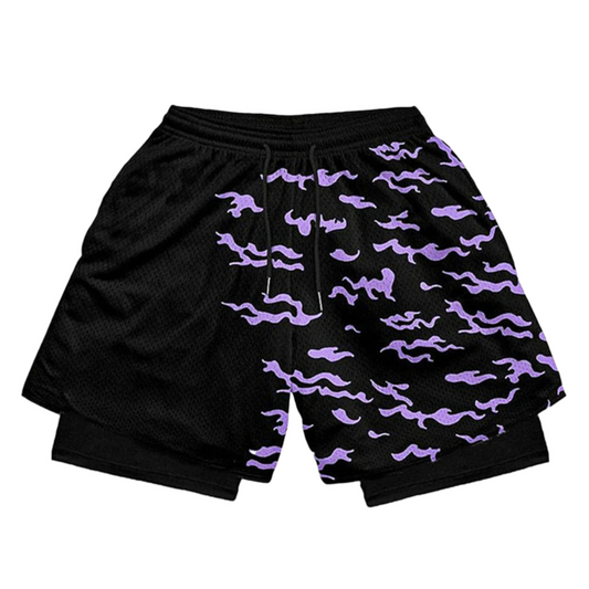 Sasuke 2 in 1 Gym Shorts