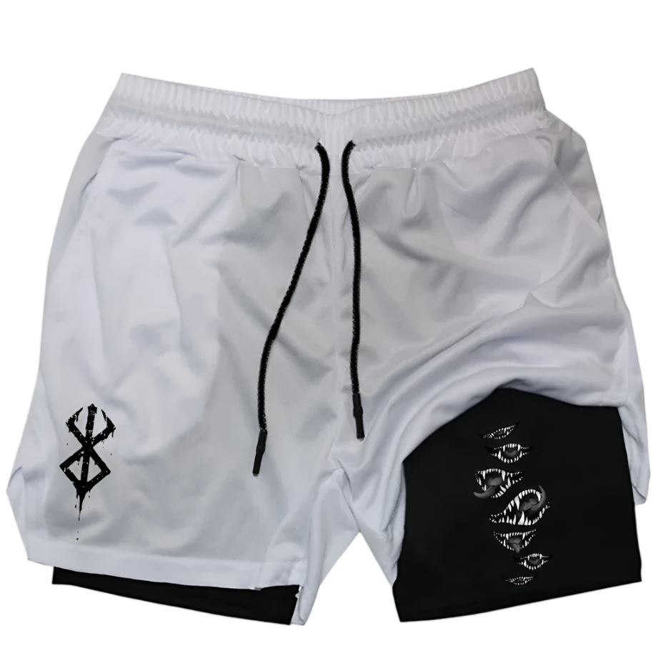 Berserk 2 in 1 Gym Shorts