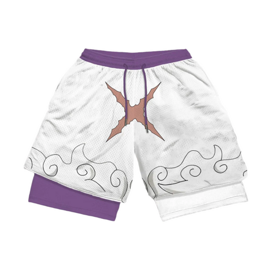 One Piece 2 in 1 Gym Shorts