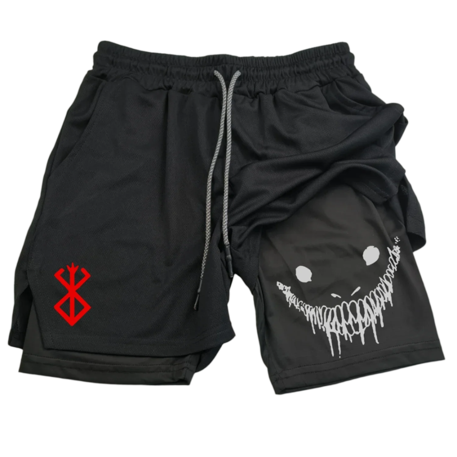 Berserk Brand Of Sacrifice 2 in 1 Gym Shorts