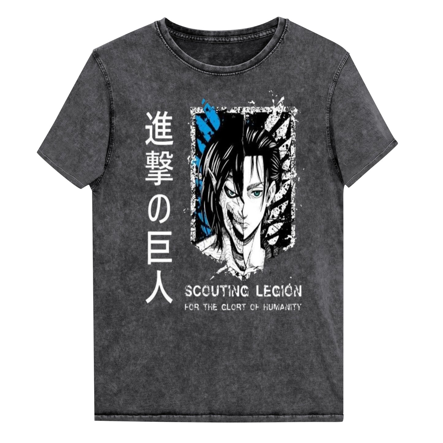 EREN X ATTACK TITAN VINTAGE TEE
