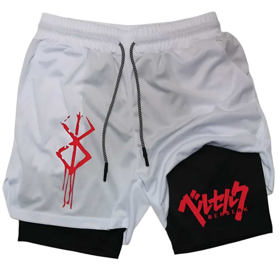 Berserk 2 in 1 Gym Shorts