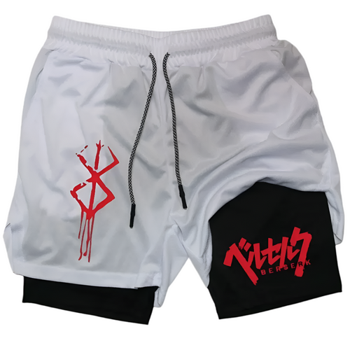Berserk 2 in 1 Gym Shorts
