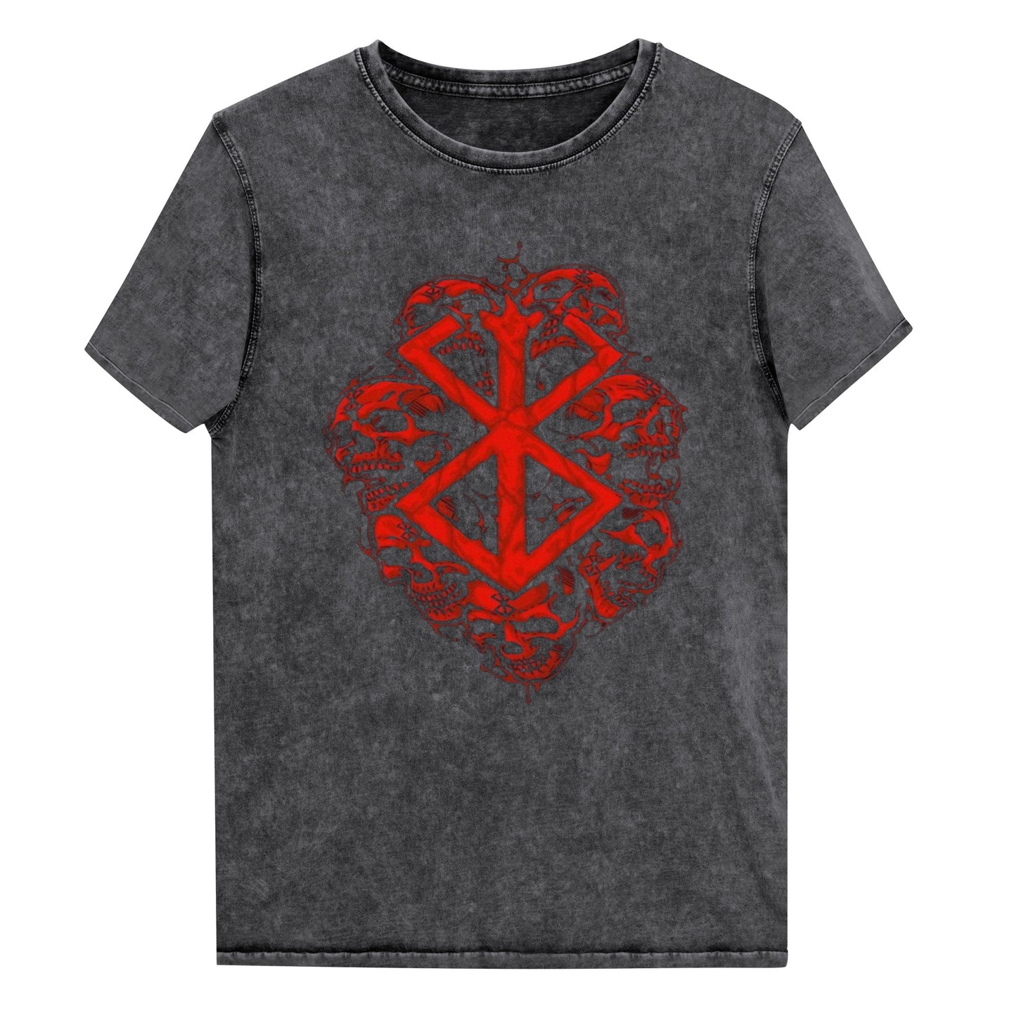 BERSERK CURSE MARK SKULLS VINTAGE TEE