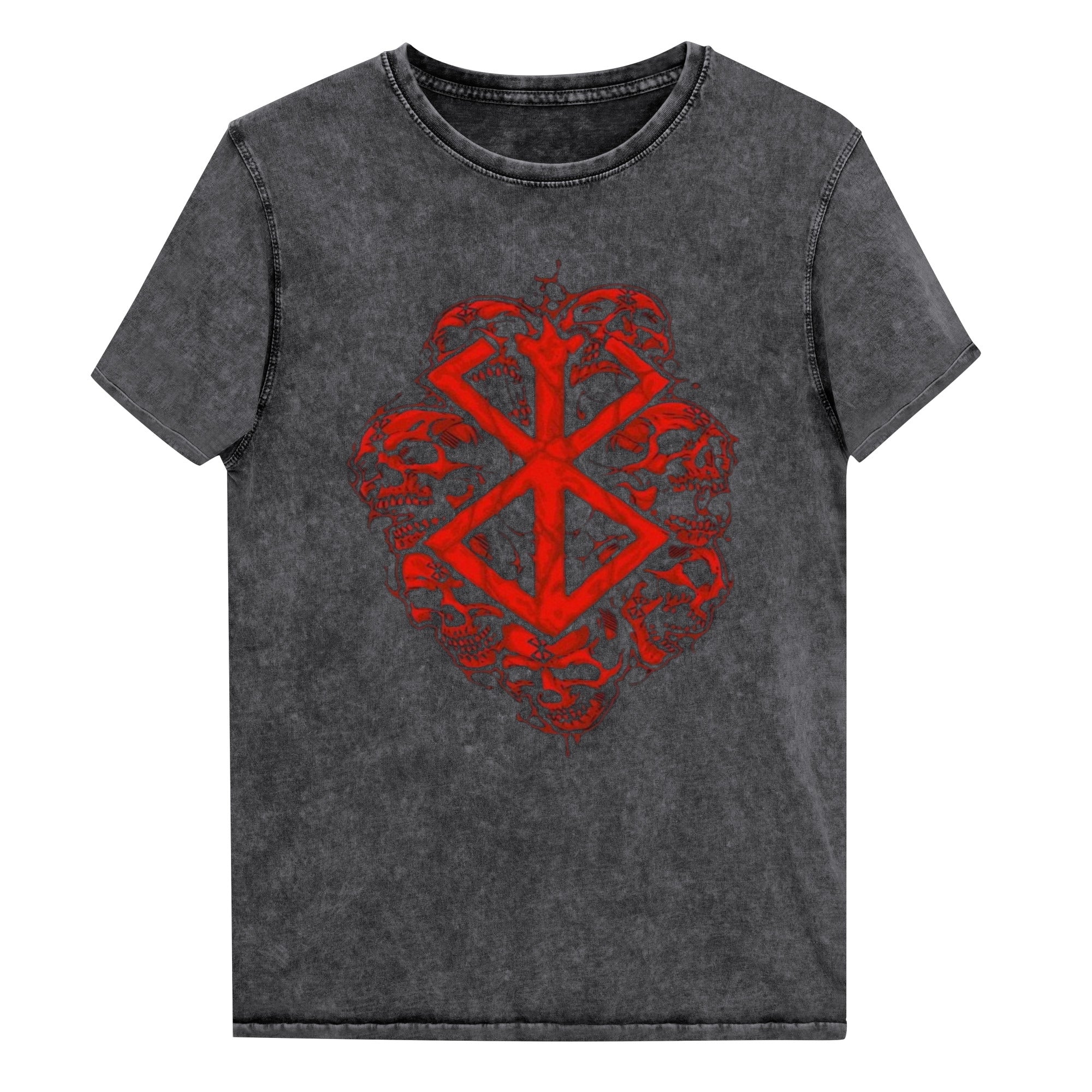 BERSERK CURSE MARK SKULLS VINTAGE TEE